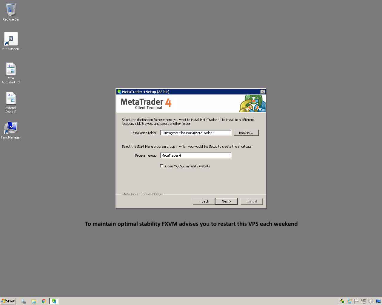 mt4 client terminal